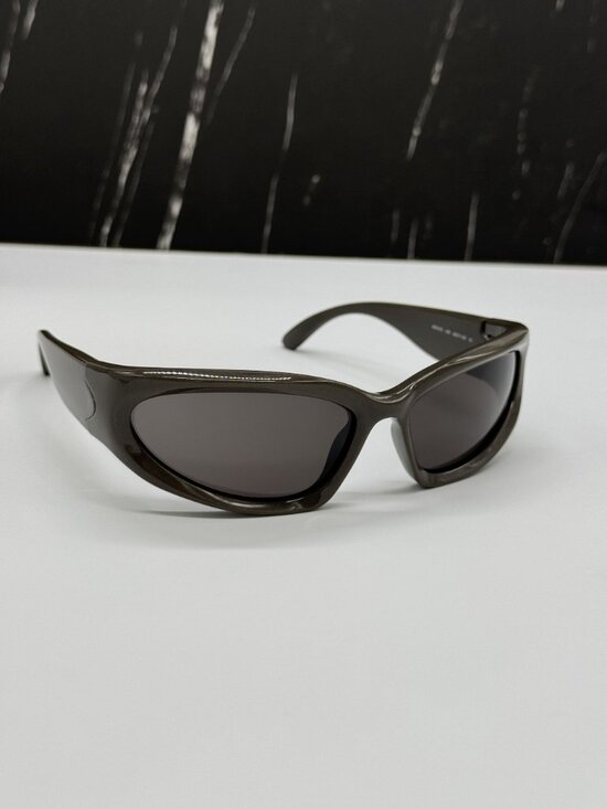 NEW BALENCIAGA BB0157S 008 BROWN UNISEX SUNGLASSES BALENCIAGA EYEWEAR main image 7